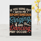 Carte Broadway Musical Theater Nerd Theatre Geek Drama L (Fleur jaune)