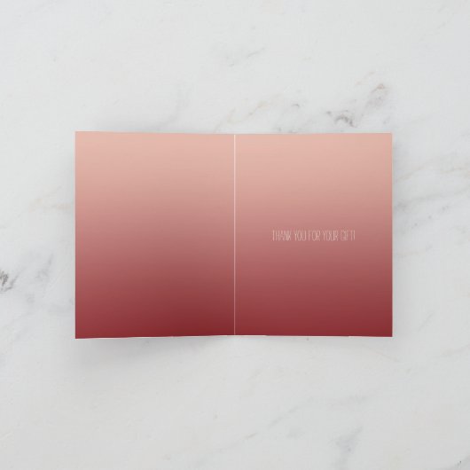 Carte Broche d'or Red Zebra (Intérieur)