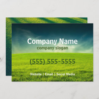 Carte Brochure 5x7 pour le soin de la pelouse