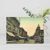 Carte Brockton, Massachusetts, vintage 1910. (Debout devant)