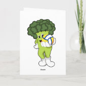 Carte Brocoli aux sports de volley-ball (Dos)