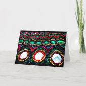 Carte Broderie indienne (Devant)