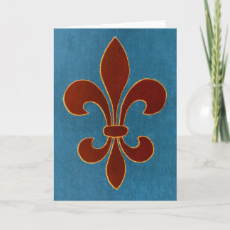 Carte Broderie médiévale