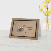 Carte Broken Ankle, Beach Sand (Fleur jaune)