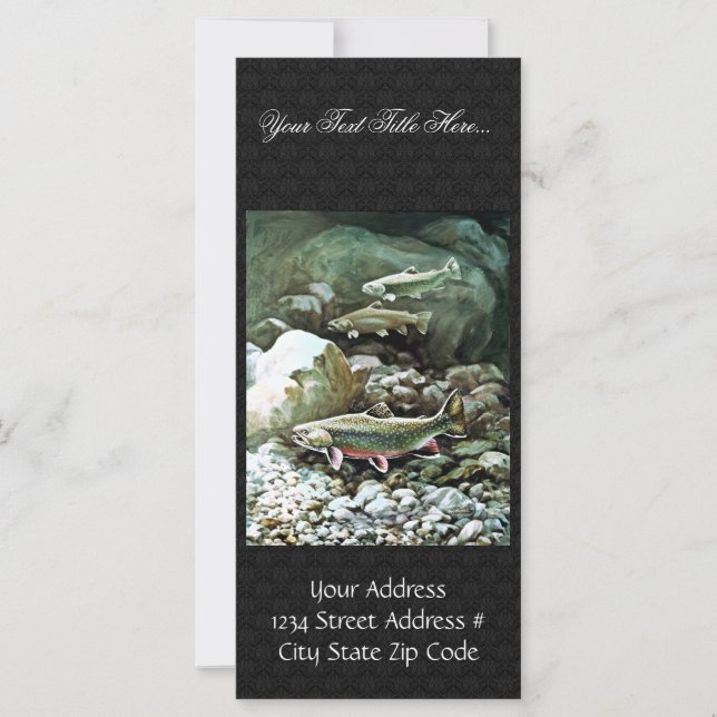 Carte Brook Trout (Devant)