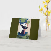 Carte Brookfield Zoo Panda (Fleur jaune)