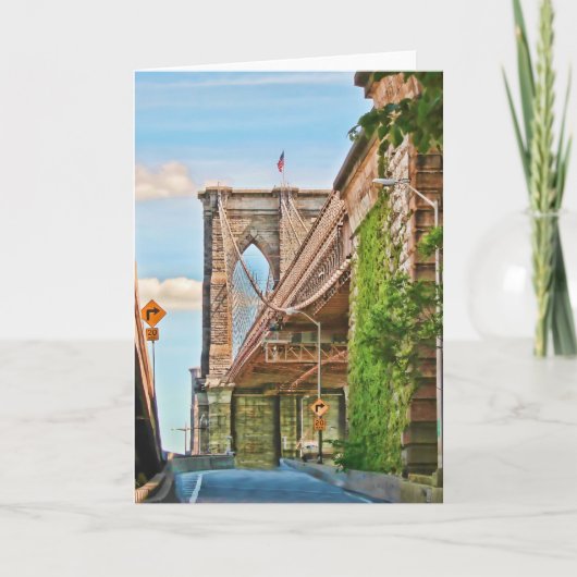Carte Brooklyn Bridge (Devant)
