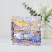 Carte Brooklyn Bridge (New York) (par John Marin) (Debout devant)