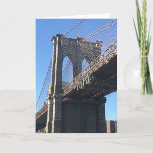 Carte Brooklyn Bridge Sky New York City NYC Photographie