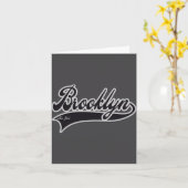 Carte Brooklyn New York Baby  (Fleur jaune)