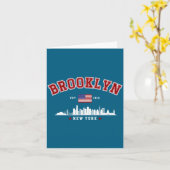Carte Brooklyn Ney York Est 1816  (Fleur jaune)
