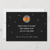 Carte Broomstick plat Halloween Personnalisé (Dos)