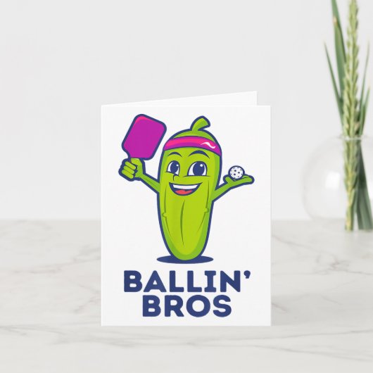 Carte Bros De Pickle Ballin - Cadeaux Amis, Frères Ou (Devant)