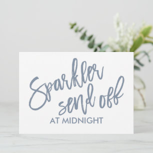 Carte Brosse d'affichage 5X7 Sparkler - (bleu foncé)