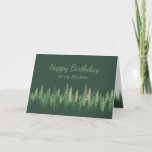 Carte Brother Anniversaire Nature Thérapie Forêt Wildern<br><div class="desc">Shinrin-yoku, une citation inspirée de Nature Thérapie d'Anniversaire signifie se baigner dans l'atmosphère de la forêt, ou prendre la forêt à travers nos sens. simplement être en présence d'arbres - est devenu une partie d'un programme national de santé publique au Japon en 1982 est devenu une pierre angulaire des soins...</div>