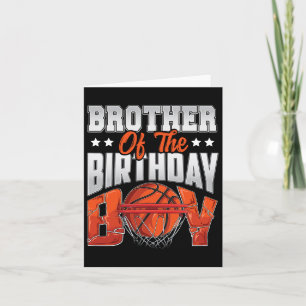 Carte Brother Bysketbyll Birthday Boy Family Byller B-da
