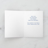Carte Brother Camp Fun Navy Blue, Pensez à vous (Intérieur)