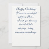 Carte Brother Card (Dos)