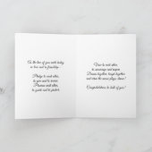 Carte Brother et son nouveau mari Mariage Félicitations (Intérieur)