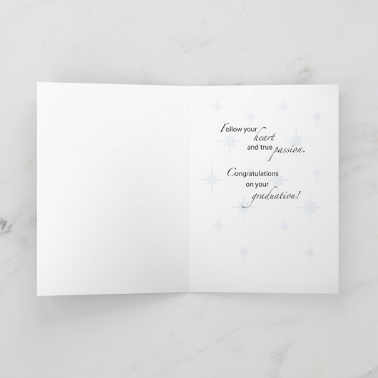 Carte Brother Graduation Star Félicitations (Intérieur)