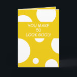 Carte Brother Joke Jaune Personnalisé Bro 50e Anniversai<br><div class="desc">Brother Joke Yellow Personnalisé Bro 50th Birthday, un design magnifique destiné à toute personne recherchant de belles cartes d'anniversaire pour frère, cartes d'anniversaire pour frère aîné ou cartes d'anniversaire pour frère cadet, celui-ci serait cool. Le design est composé d'un arrière - plan couleur avec quelques cercles blancs, il est personnalisable,...</div>