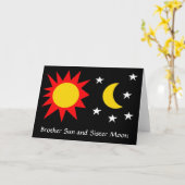 Carte BROTHER SUN and SISTER MOON (Fleur jaune)