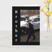 CARTE "BROTHER" - YOU (BETTER) HAVE A GREAT BIRTHDAY (Fleur jaune)