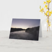 Carte Brouillard matinal sur la rivière Jackson à Grand (Fleur jaune)