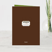 Carte Brown Abstraite Brother Masculine (Dos)