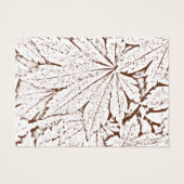 Carte Brown Abstraite Mariage Charity Favor Card (Dos)