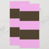 Carte Brown blanc rose et chocolat par STaylor (Devant / Derrière)