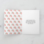 Carte Brown Cheveux Princesse Sweet sixteen rose (Intérieur)