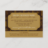 Carte Brown chic de récompenses de fidélité de (Dos)