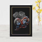 Carte Brown Chopper personnalisé (Fleur jaune)