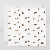 Carte Brown Cocker Spaniel Chien maman Chiot Animaux Ani (Dos)