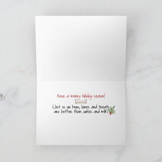 Carte Brown Cocker Spaniel Noël du chien dans Funny (Intérieur)