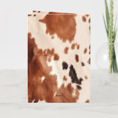Carte Brown Cream Southwest Cowhide  (Dos)