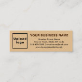 Carte Brown de la marque d'affaires sur mini-taill (Devant)