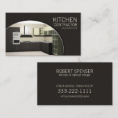 Carte Brown de menuiserie de cuisine (Devant / Derrière)