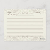 Carte Brown de recettes florales vertes pour la ma (Dos)