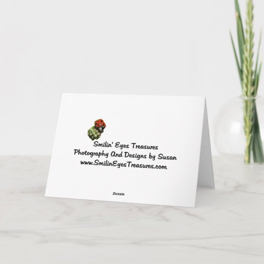 Carte Brown de vacances de Noël d'animal de ferme (Dos)