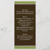 Carte Brown, Green Bleeding Heart Menu Card (Dos)