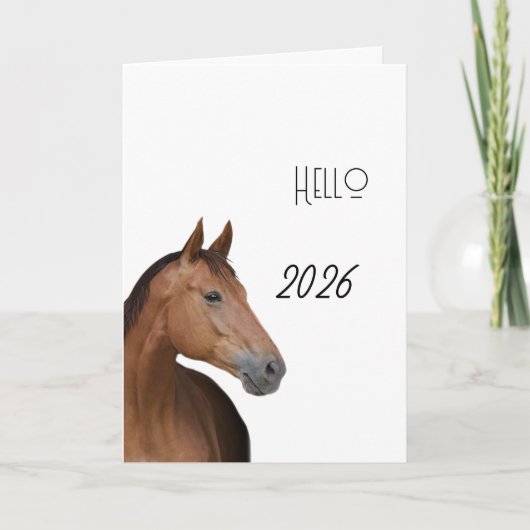 Carte Brown horse (Devant)