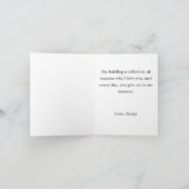 Carte Brown Tabby Cat I love you Folded Greeting Card (Intérieur)