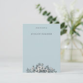 Carte Bruant floral aigu (Debout devant)