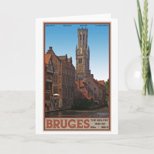 Carte Brugge - Le Beffroi (Devant)