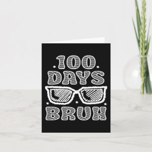 Carte Bruh 100 Jours De L'École 100E Jour De L'École Sun