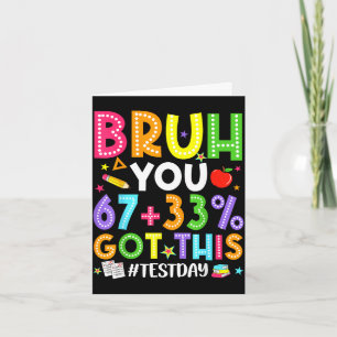 Carte Bruh 67 jour de test mème a obtenu ce professeur q