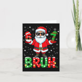 Carte Bruh 67 Six Seven 6 7 Meme Christmas Funny Boy Gir (Devant)