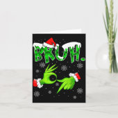 Carte Bruh 67 Six Seven 6 7 Meme Christmas Funny Gen Alp (Devant)